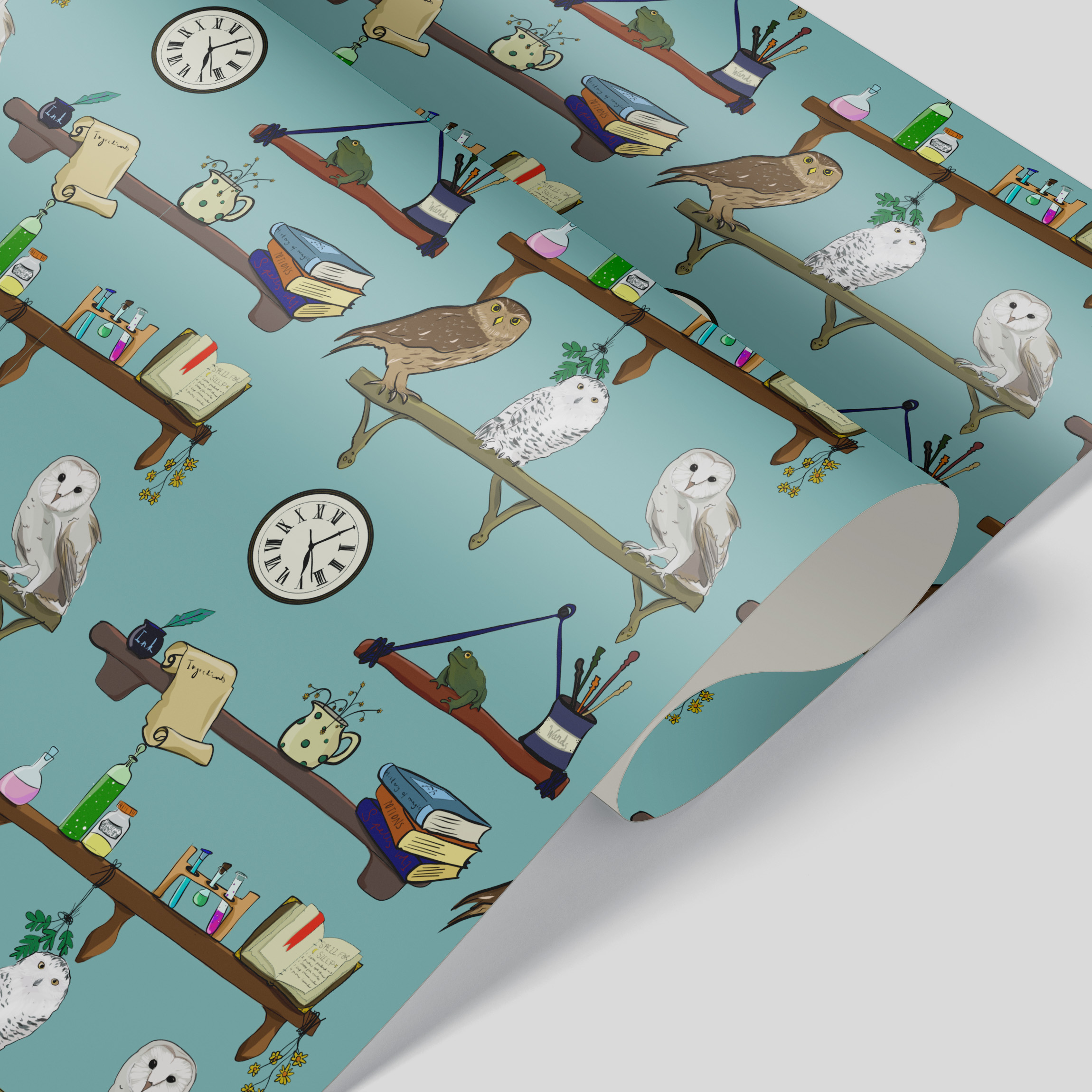 Harry Potter Wizard Wrapping Paper